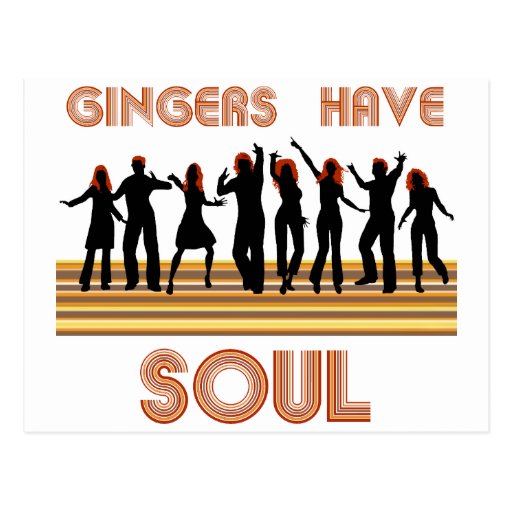 Gingers have Souls Train Postcard