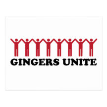 Gingers Unite Post Cards
