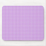 Gingham Background Mouse Pad
