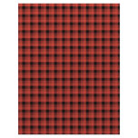 Gingham check pattern. Red and Black Plaid Customized Letterhead