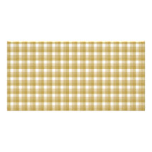 Gingham check pattern. Tan and White. Photo Greeting Card
