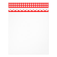 Gingham Letterhead