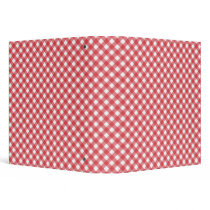 Gingham  Scrapbook Binder