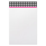Gingham Stationary Stationery Paper