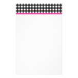 Gingham Stationary Stationery Paper