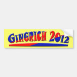 Gingrich 2012 bumper sticker