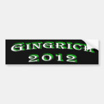 Gingrich 2012 bumper stickers