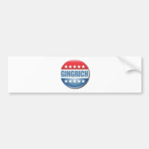 Gingrich 2012 bumper stickers