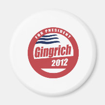 Gingrich 2012 fridge magnets