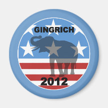 Gingrich 2012 refrigerator magnet