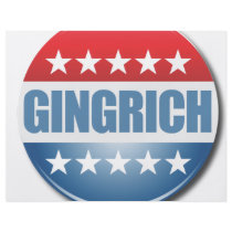 Gingrich Button Custom Flyer