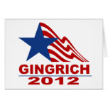 Gingrich for President 2012 Merchandise Greeting Cards