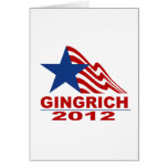 Gingrich for President 2012 Merchandise Greeting Cards