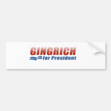 Gingrich for President (2) Bumper Sticker