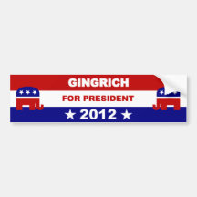 Gingrich for President Bumper Sticker
