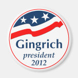 Gingrich President 2012 (v105) Magnets