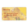 Ginkgo Biloba leaves Personalized Shipping Labels