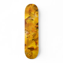 Ginkgo Biloba leaves Skate Board Deck