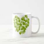 Ginkgo Leaf Heart Coffee Mugs