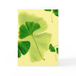Ginkgo Leaves Greeting Card