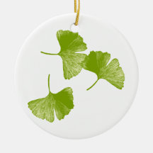 Ginkgo Leaves Christmas Ornaments