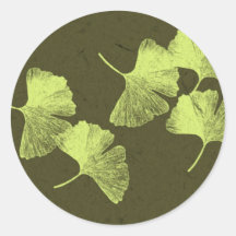 Ginkgo Leaves Sticker