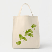 Ginkgo Leaves Tote Bags