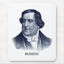 Gioachino Rossini, bleu Tapis De Souris