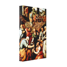 Giorgio Vasari - Prophet Eliezer Stretched Canvas Print
