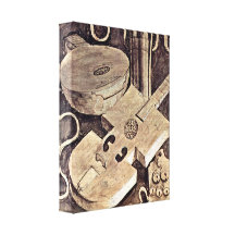 Giorgione - Musical instruments (music) Canvas Prints