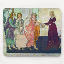 Giovanna degli Albizzi with Venus and the Graces b Mousepads