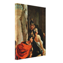 Giovanni Battista Tiepolo - Alexander the Great Canvas Print