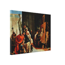 Giovanni Battista Tiepolo - Alexander the Great Canvas Print