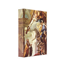 Giovanni Battista Tiepolo - Vision of StClement Canvas Print