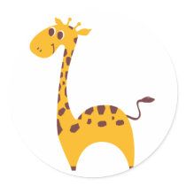 Girafe autocollants
