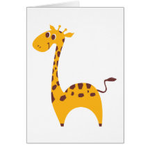 Girafe Carte De Vœux