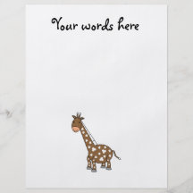 Girafe de Brown Prospectus En Couleur