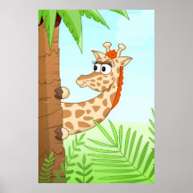 Girafe de dissimulation affiche