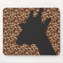 girafe tapis de souris