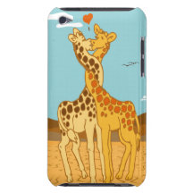 Girafes dans le cas d'iPod d'amour Étuis iPod Touch