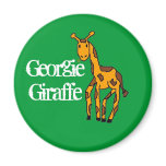 giraffe2, GeorgieGiraffe Refrigerator Magnets