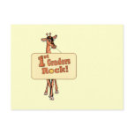 Giraffe “1st Graders Rock” Design