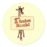 Giraffe “1st Graders Rock” Design