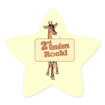 Giraffe “2nd Graders Rock” Design