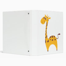 Giraffe 3 Ring Binder