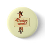 Giraffe “4th Graders Rock” Design