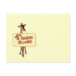 Giraffe “4th Graders Rock” Design