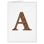 Giraffe A Greeting Cards