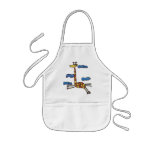 Giraffe Amidst the Clouds aprons