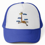 Giraffe Amidst the Clouds Hats